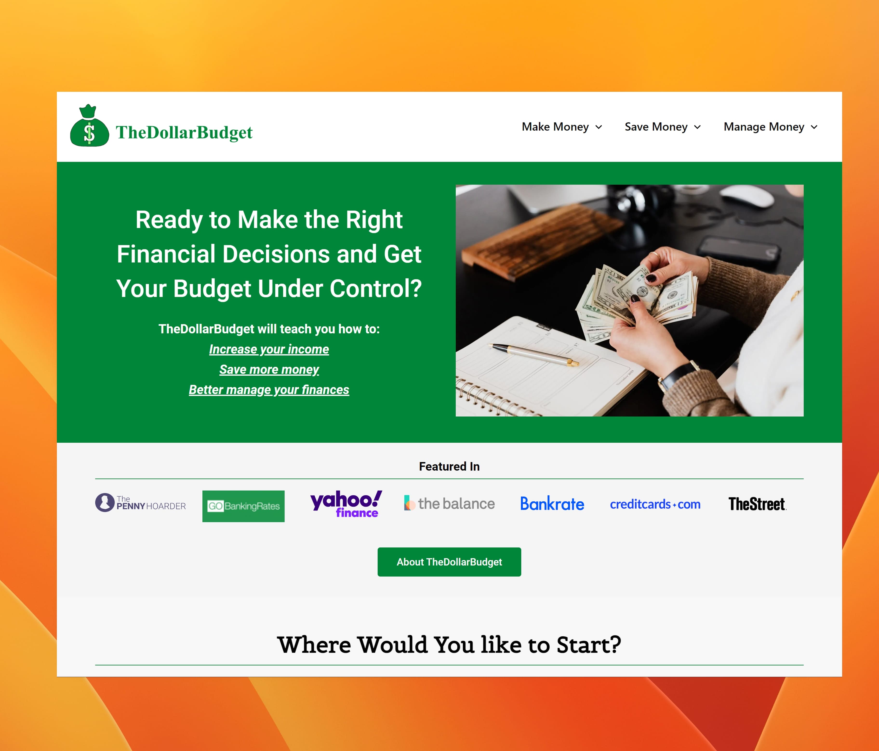 The Dollar Budget case study