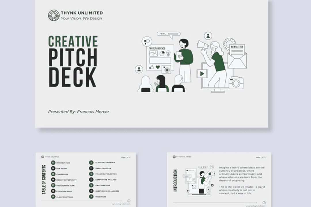 Presentation slide example