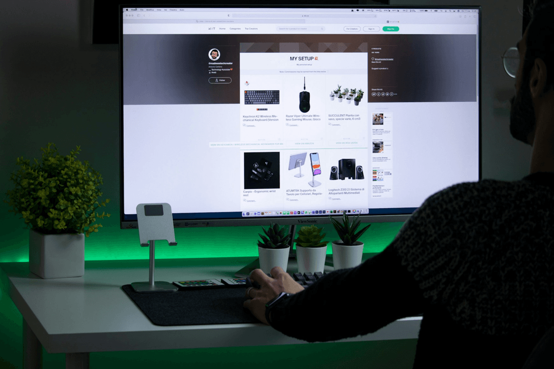 E-commerce showcase