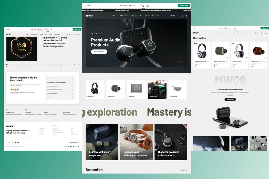 E-commerce store design