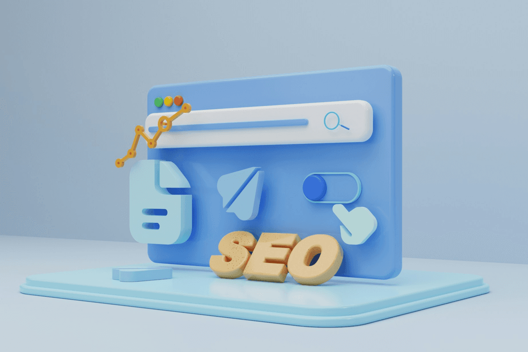 SEO strategy and search ranking illustration